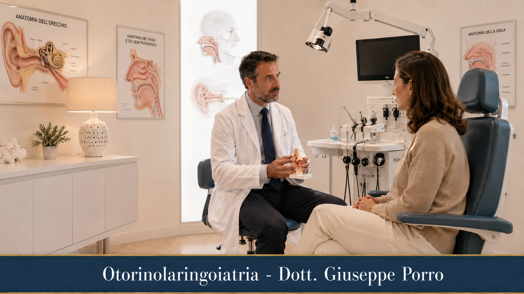 Otorinolaringoiatria - Dott. Giuseppe Porro: informazioni per Carovigno